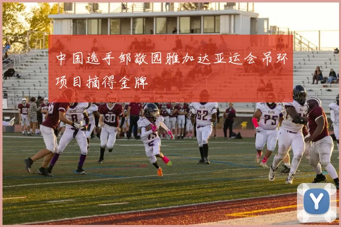 中国选手邹敬园雅加达亚运会吊环项目摘得金牌